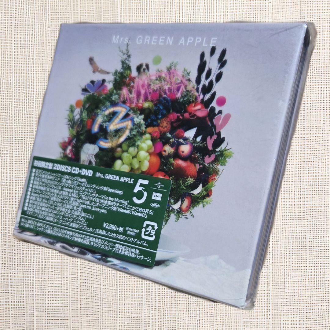 【未開封CD（初回限定盤）】Mrs.GREEN APPLE 「5」 5周年ベスト