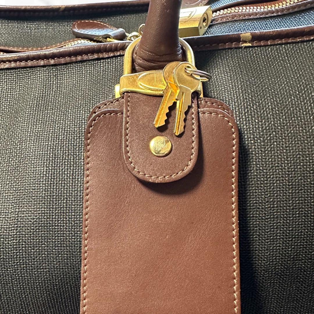 【美品】dunhill ダンヒル ボストンバック ハンドバッグ