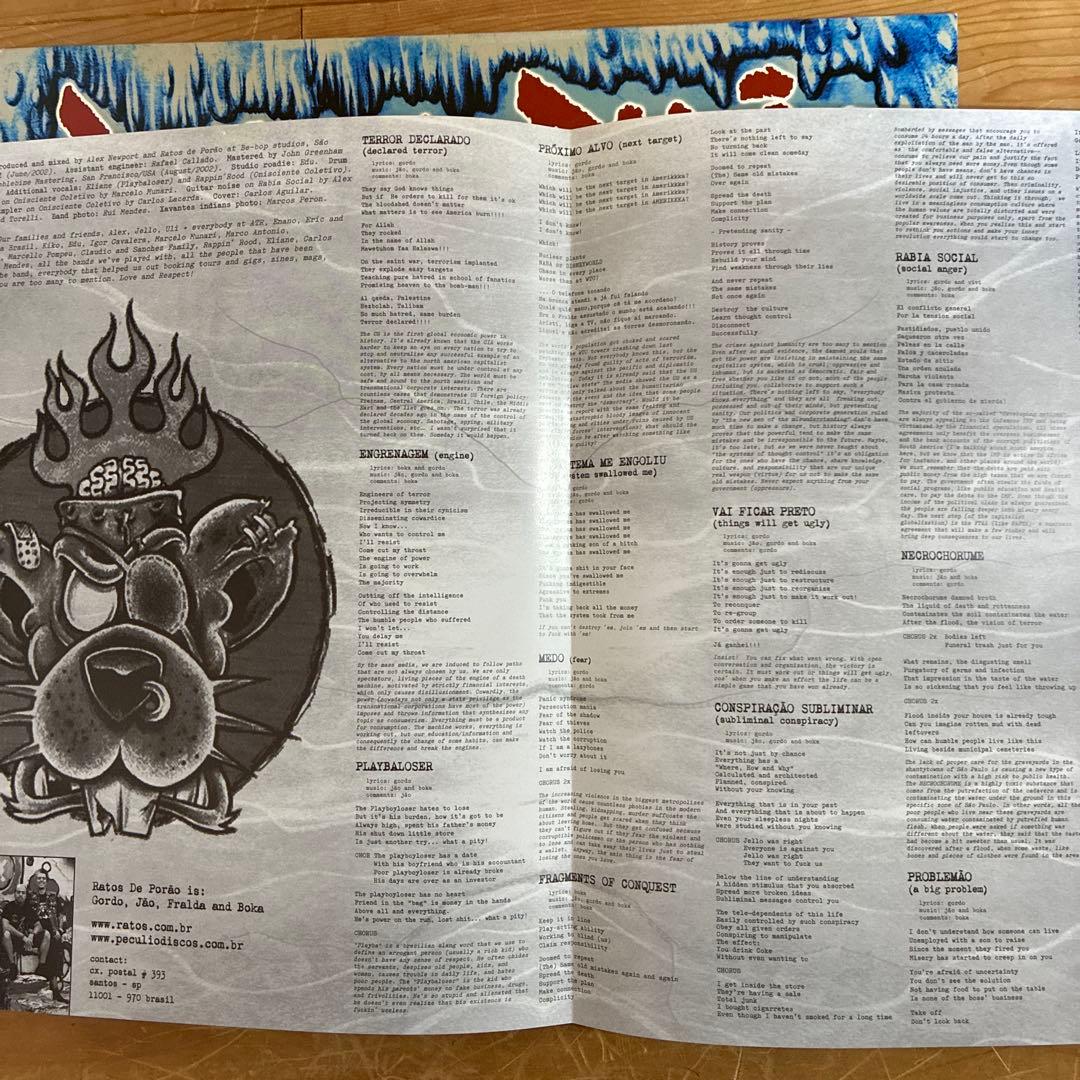 Onisciente …／Ratos De Porão(LPレコード盤)
