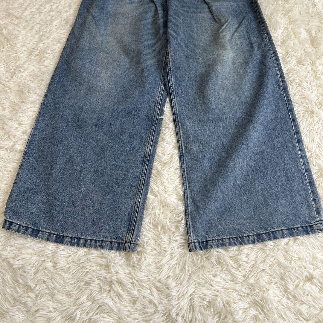美品✨ 25SS ウィムガゼット デニムタックパンツ ワイドパンツ 完売品