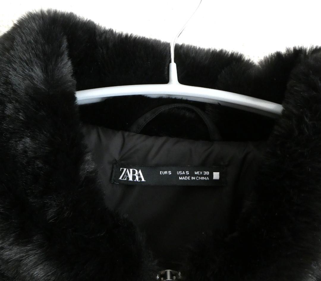 ZARA ザラ　襟ボア 中綿 フライトジャケット ボンバージャケット