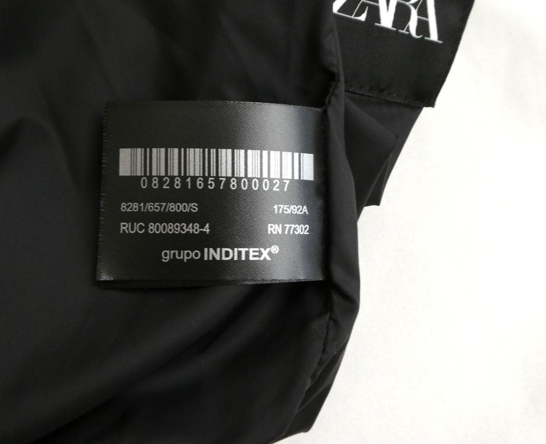 ZARA ザラ　襟ボア 中綿 フライトジャケット ボンバージャケット