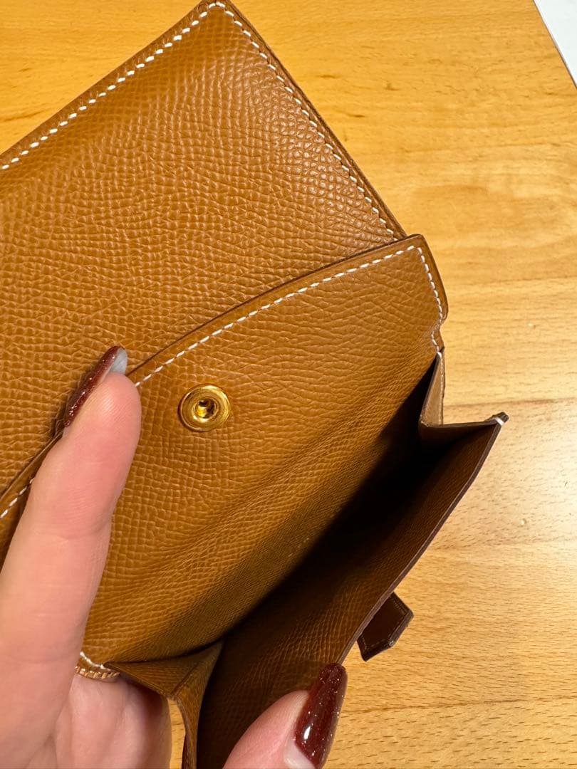 HERMES 二つ折り財布 BEARN MINI ベアンミニ エプソン