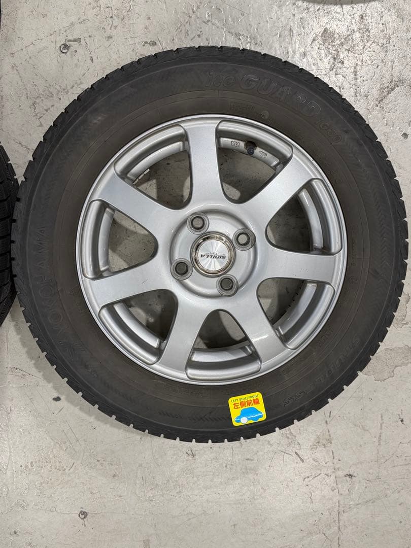ハスラー　スタッドレスタイヤ　ホイールセット　165/70R14