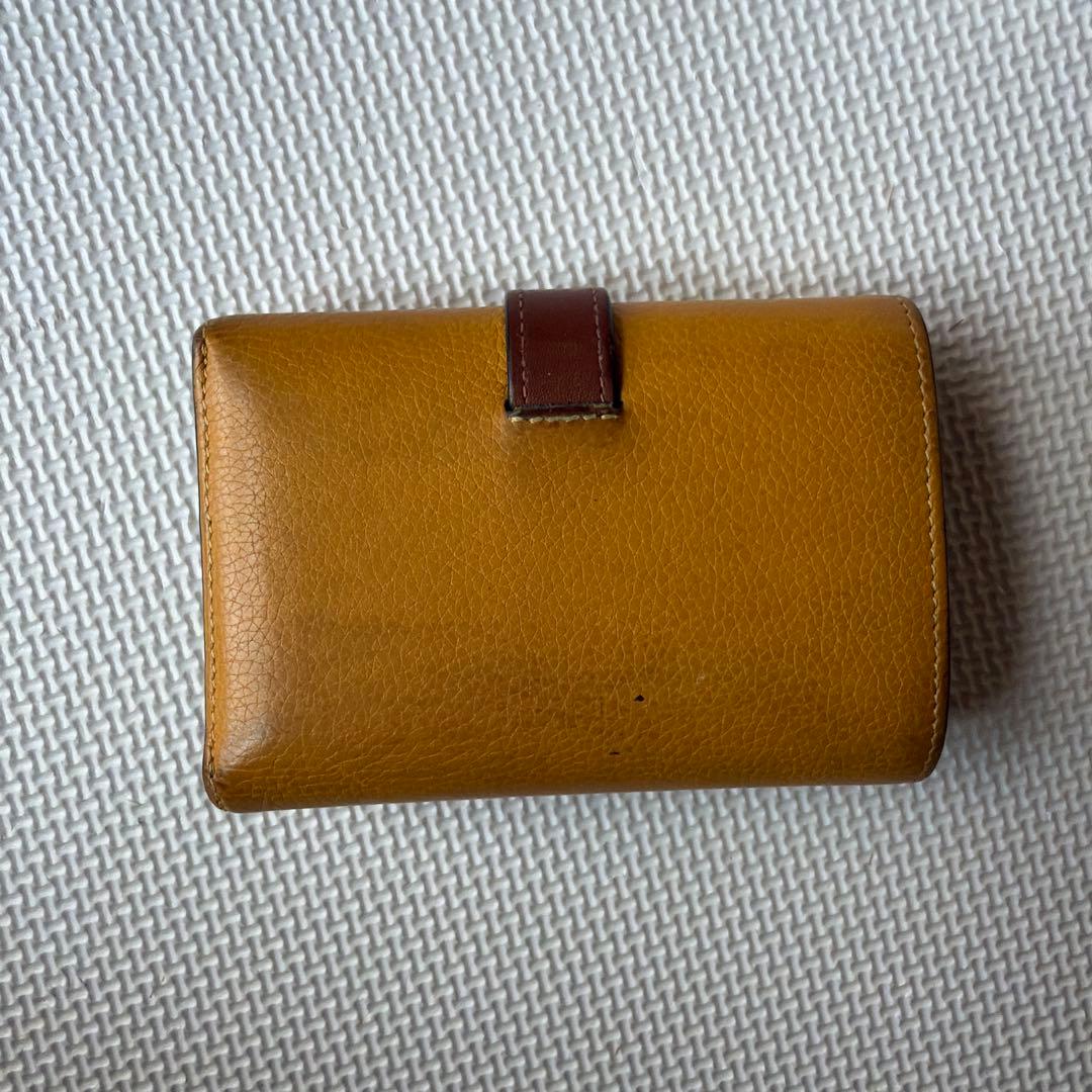 LOEWE 三つ折り財布 イエロー