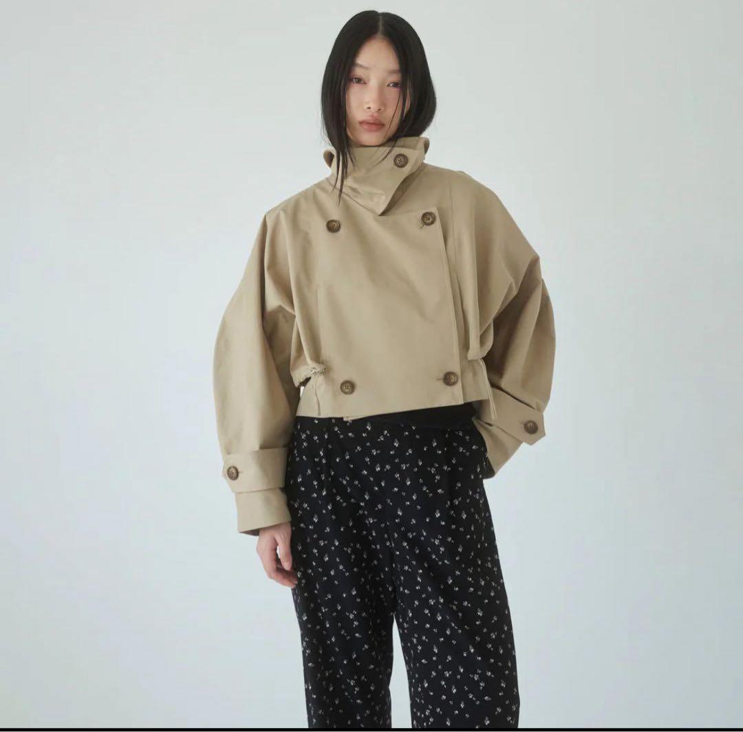 searoomlynn Multi collarショートトレンチコート