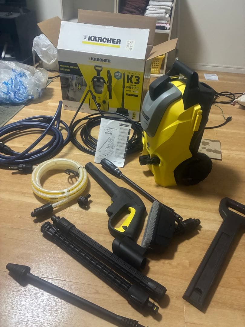 ケルヒャー K3 Silent 高圧洗浄機 西日本専用　付属品完備