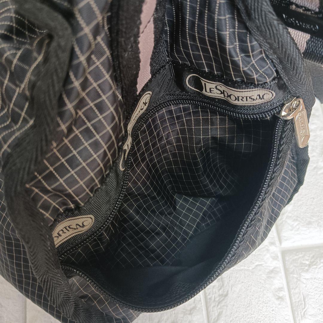 runa様 LeSportsac 希少品 ボストンバッグ 黒 ポーチ付 2way