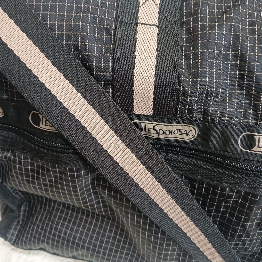 runa様 LeSportsac 希少品 ボストンバッグ 黒 ポーチ付 2way