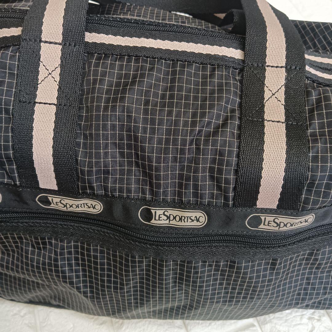 runa様 LeSportsac 希少品 ボストンバッグ 黒 ポーチ付 2way