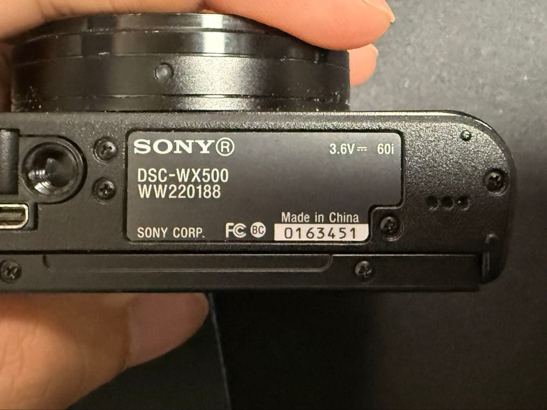 SONY DSC-WX500 黒