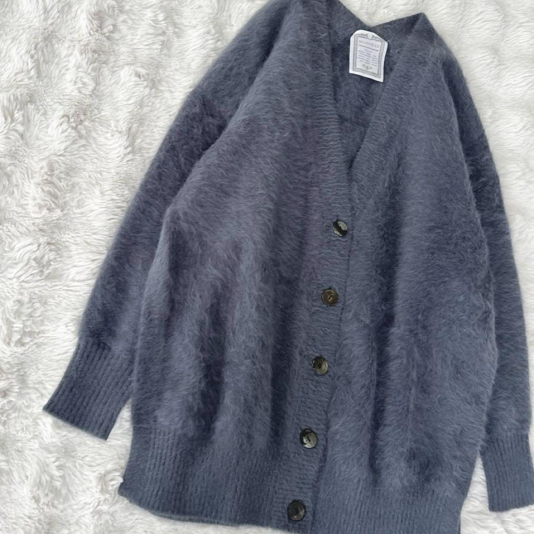 たろり★FOXロングカーデ　カシミヤ　フォックス　ファー　カーディガン