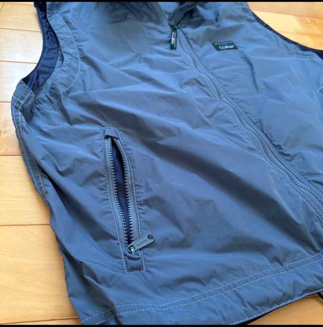 L.L.Bean グレー ジップアップベスト