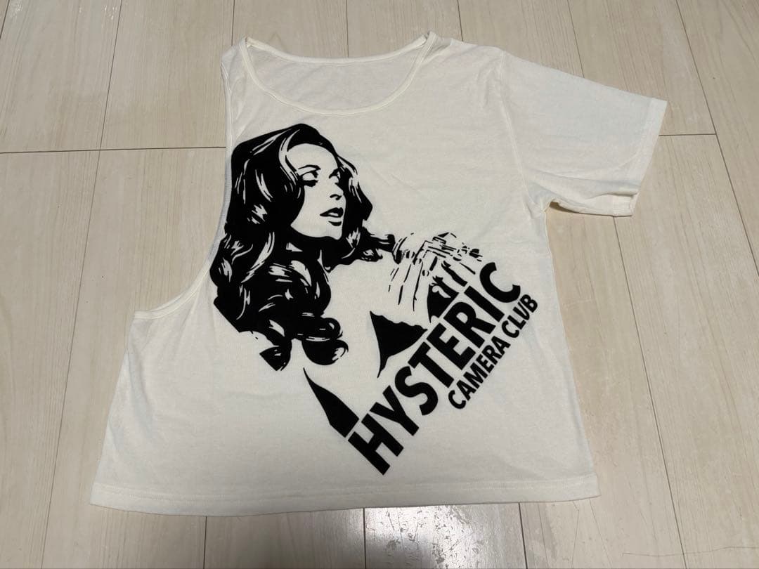 HYSTERIC GLAMOUR 変形カットソー オフホワイト