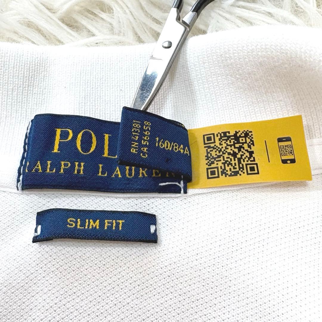 ✨美品✨ポロラルフローレン　スリムフィット ストレッチ ポロシャツ　現行QRタグ