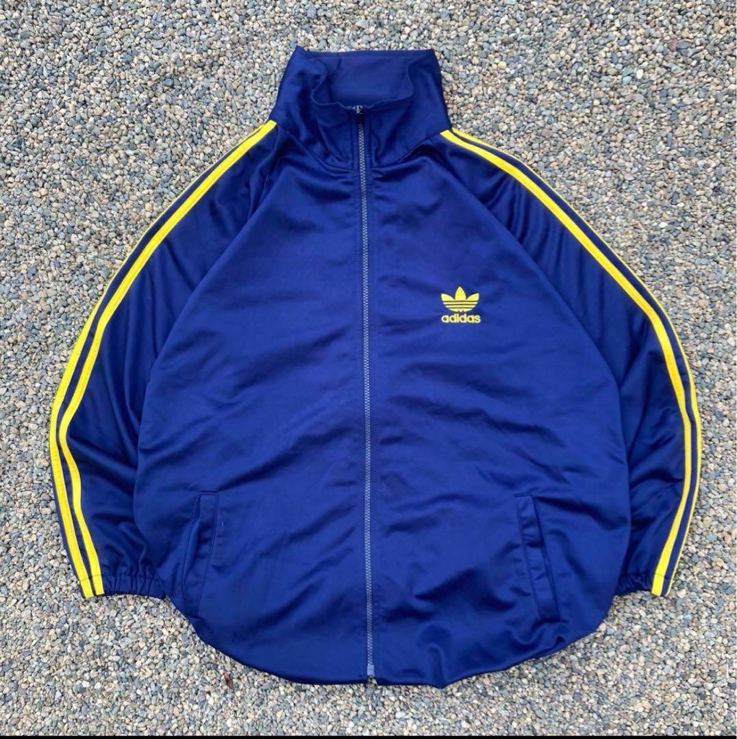 90s adidas Originals Track Jacket ネイビー