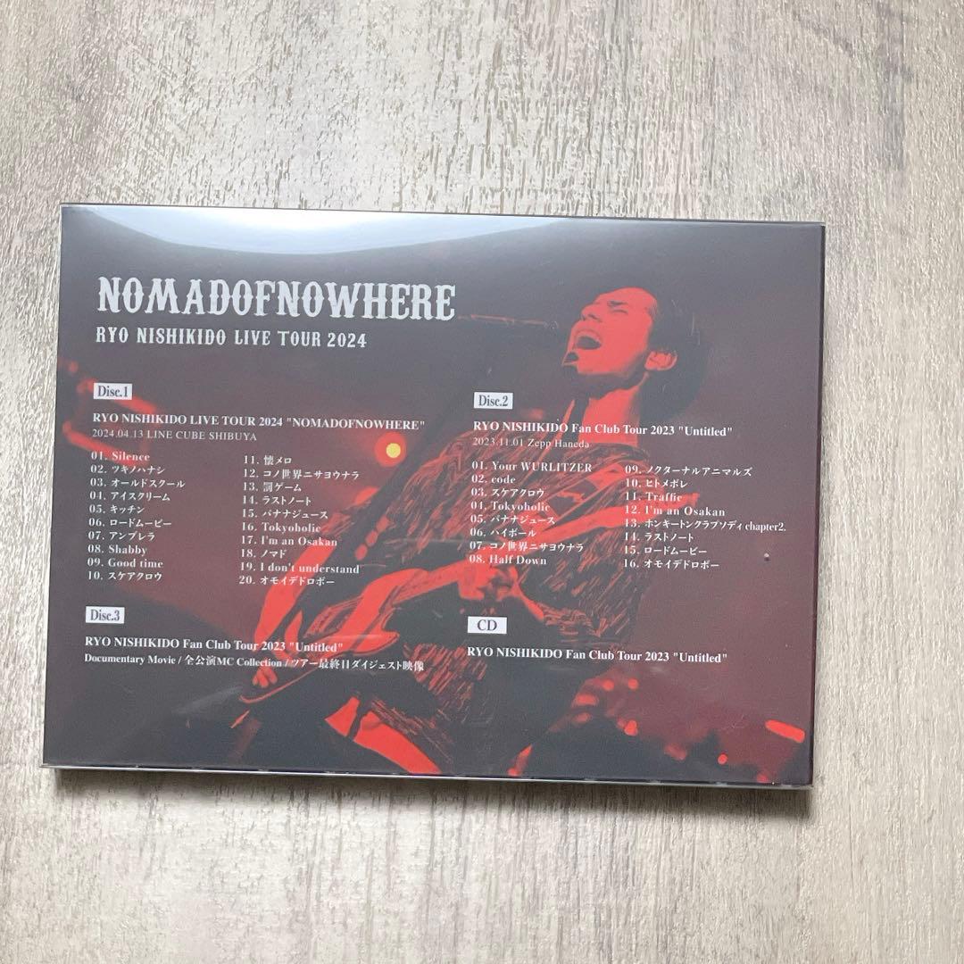 【DVD】錦戸亮LIVE TOUR 2024 NOMADOFNOWHERE