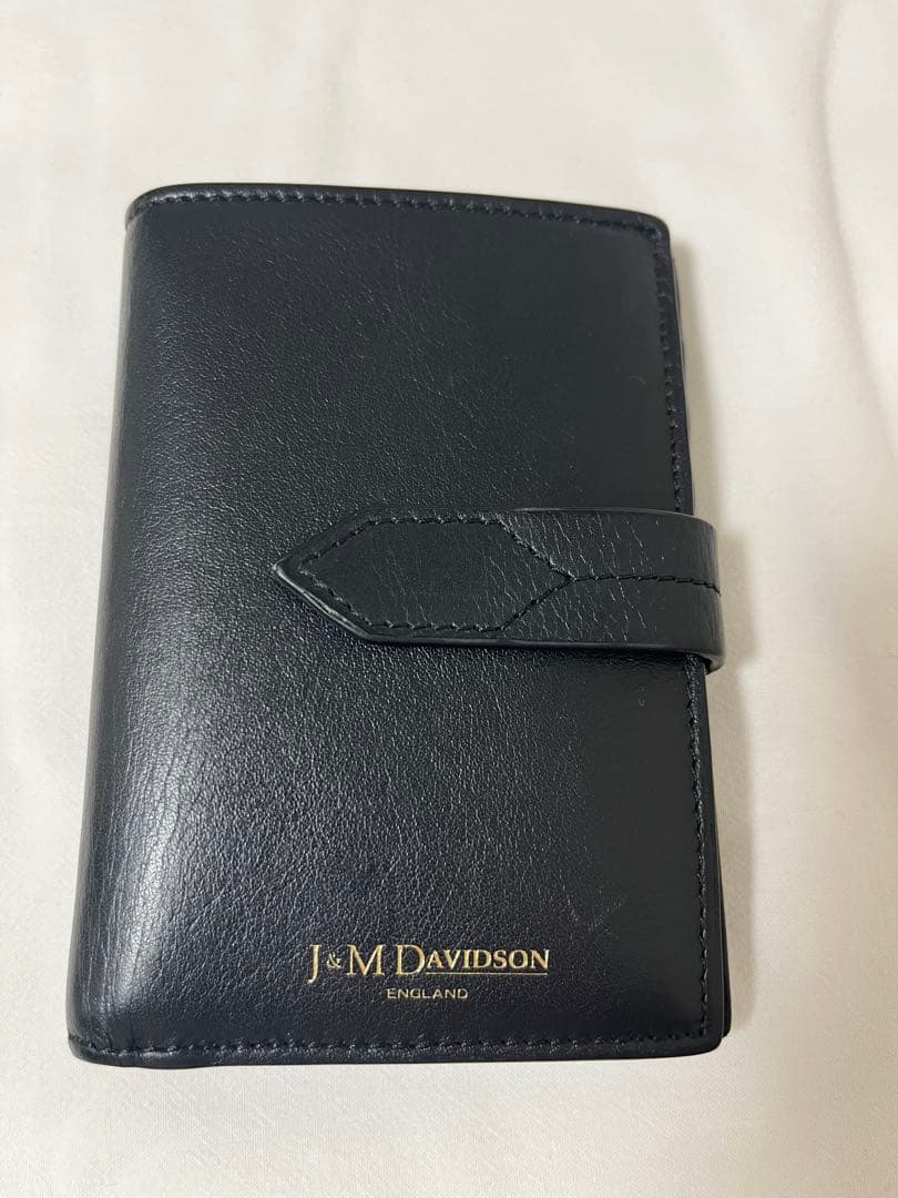 【値下げ】J&M Davidson ロサンジフォルド ブラック 折り財布