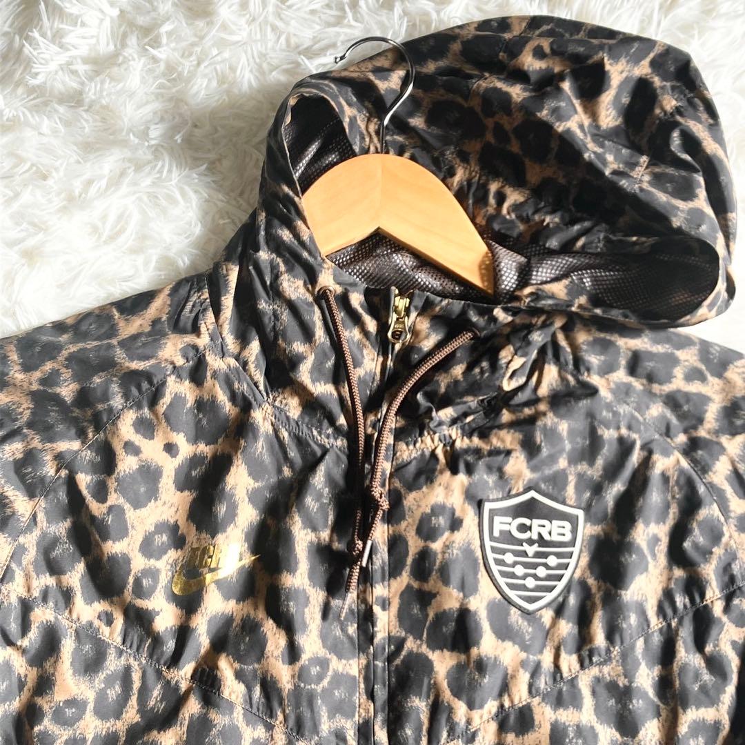 美品 希少 NIKE × FCRB.レオパード ハーフパンツ セットアップ
