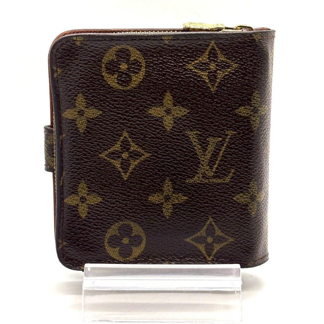 ぴ*ざ様 良品⭐　ルイヴィトン　二つ折り財布 モノグラム コンパクトウォレット