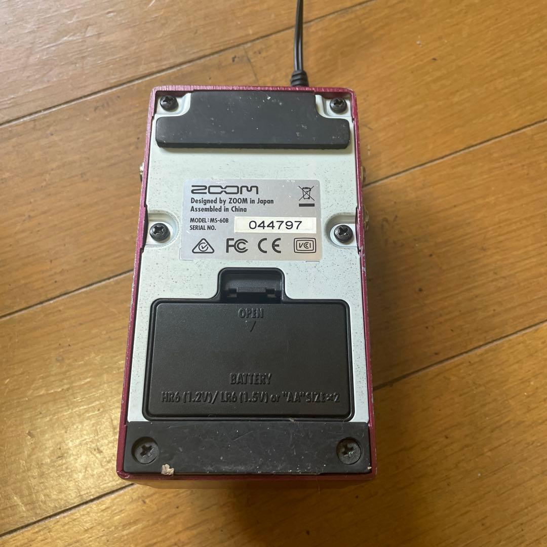 ZOOM MULTISTOMP MS-60B ベースエフェクター電源アダプター付