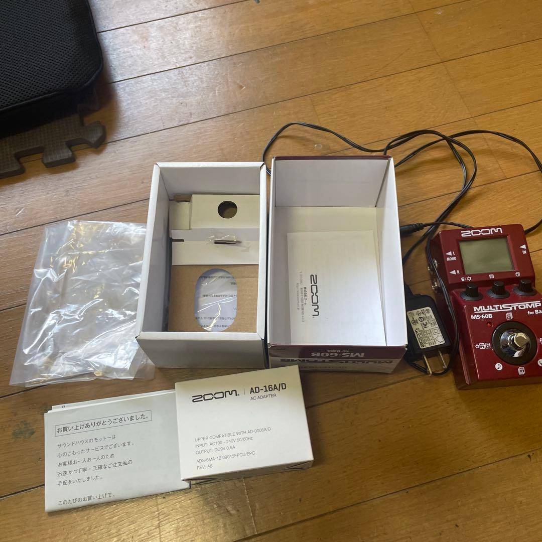 ZOOM MULTISTOMP MS-60B ベースエフェクター電源アダプター付
