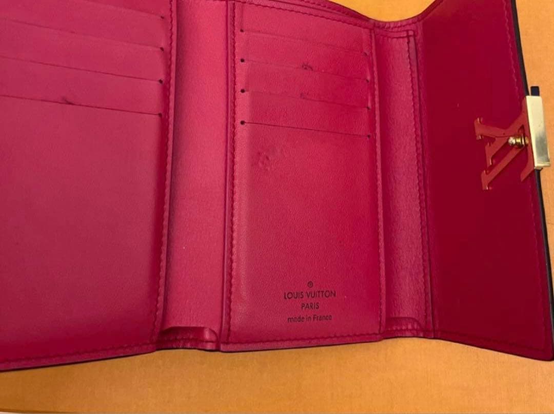 Louis Vuitton 三つ折り財布 ブラック　カプシーヌ　最終値下げ