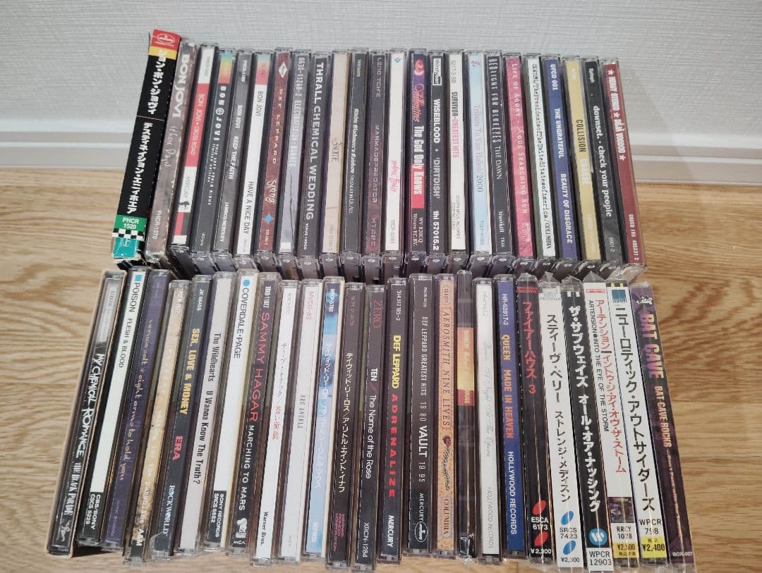 中古　ロック　ハードロック ハードコア　ヘヴィーメタル　など　ＣＤ ４９枚まとめ