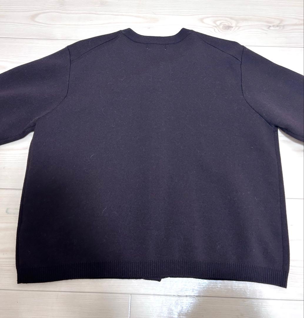 美品 イエナ スーパーファインスムース クルーカーディガン