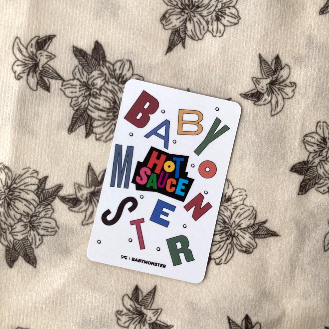BABYMONSTER HOT SAUCE事前収録サノク ファリタトレカ1枚
