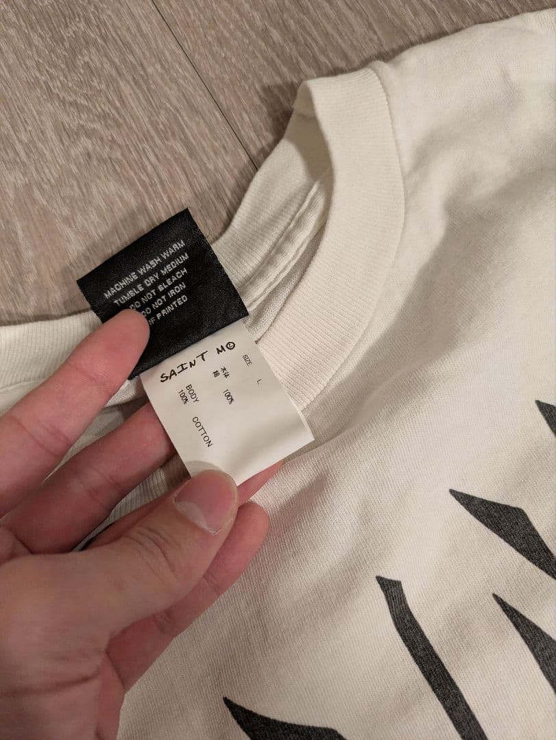 セントマイケル　ロゴTシャツ　L