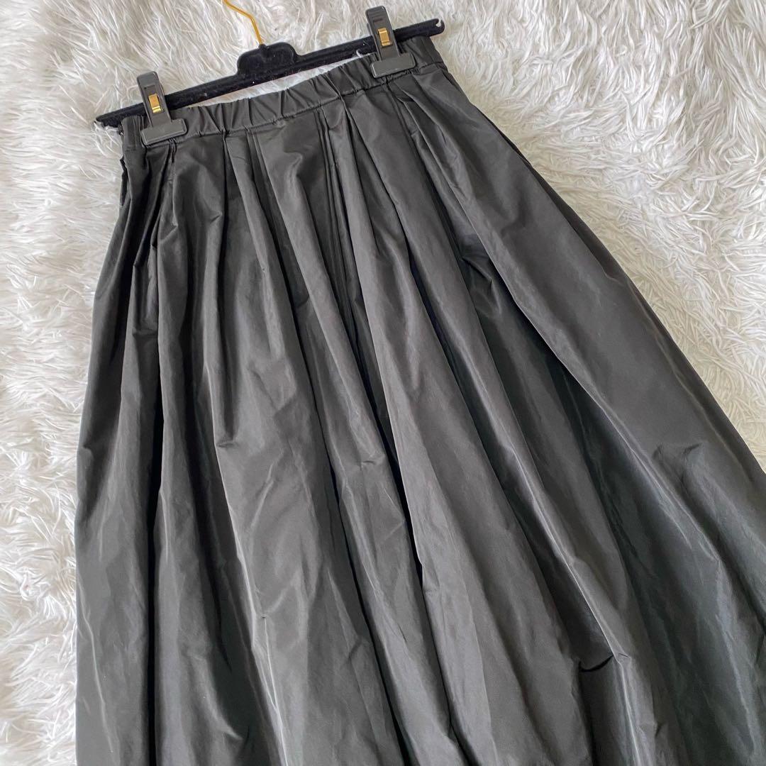 UNITED ARROWS タフタボリュームギャザースカート 25SS 36