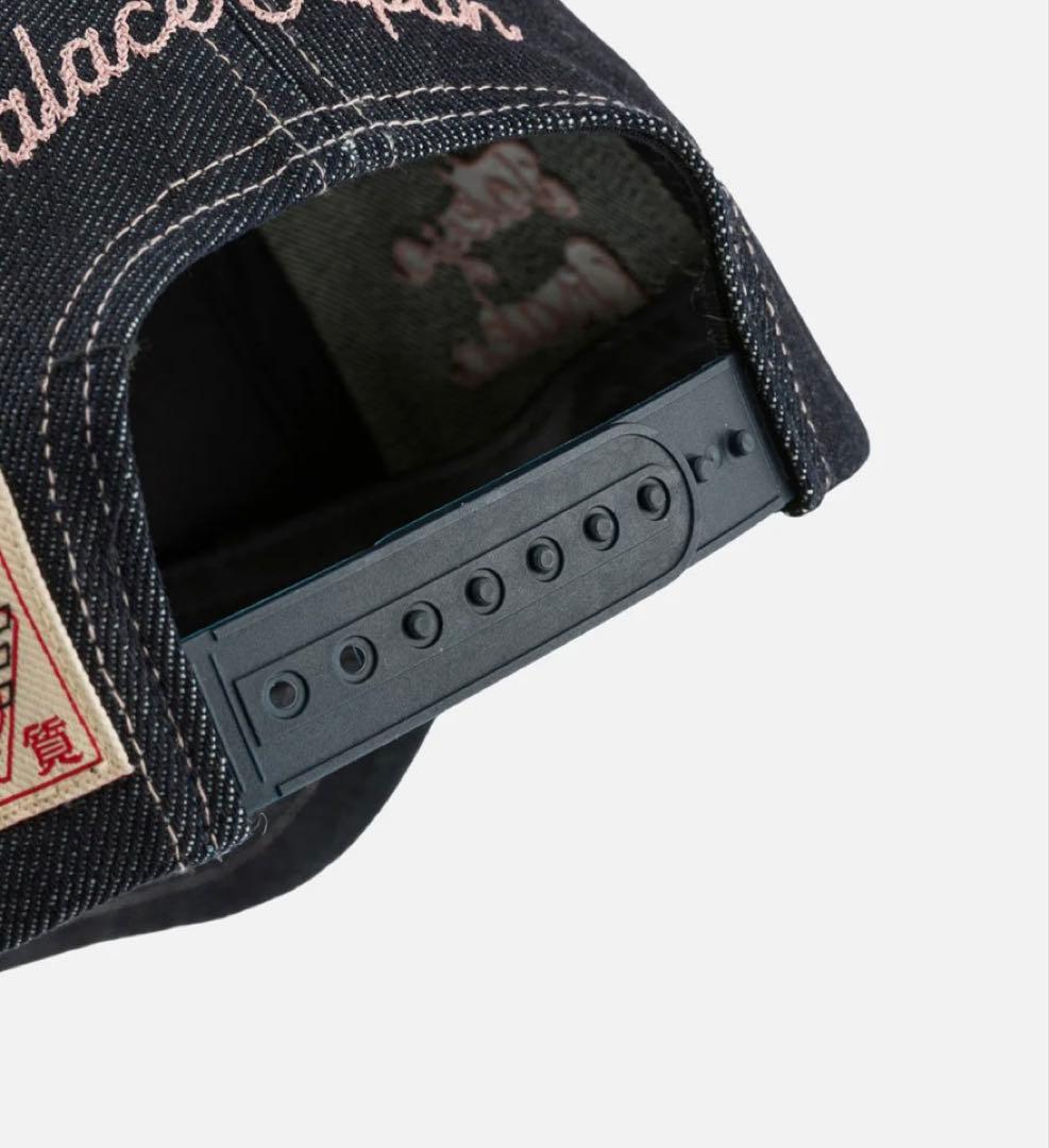 PALACE EVISU ディープインディゴ刺繍デニムキャップ未開封新品☆パレス
