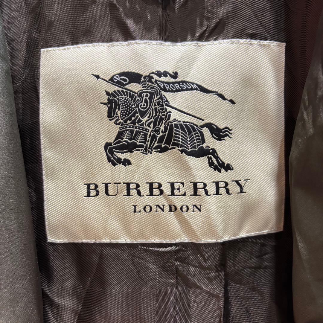 古着　BURBERRY ダークグリーン トレンチコート