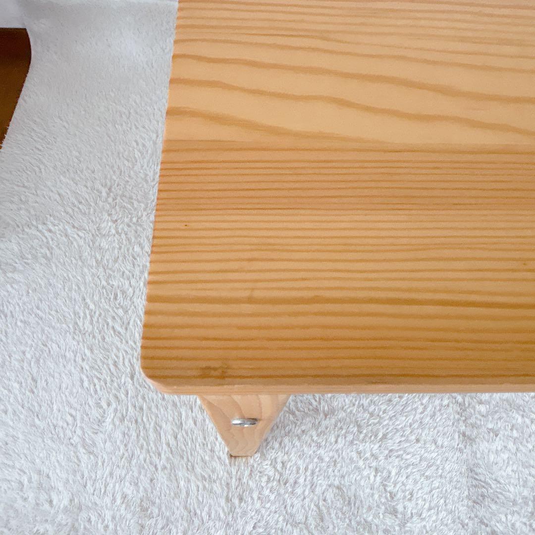 オサリバン様リクエスト品】無印良品 MUJI パイン材 ハイ テーブル 折りたた