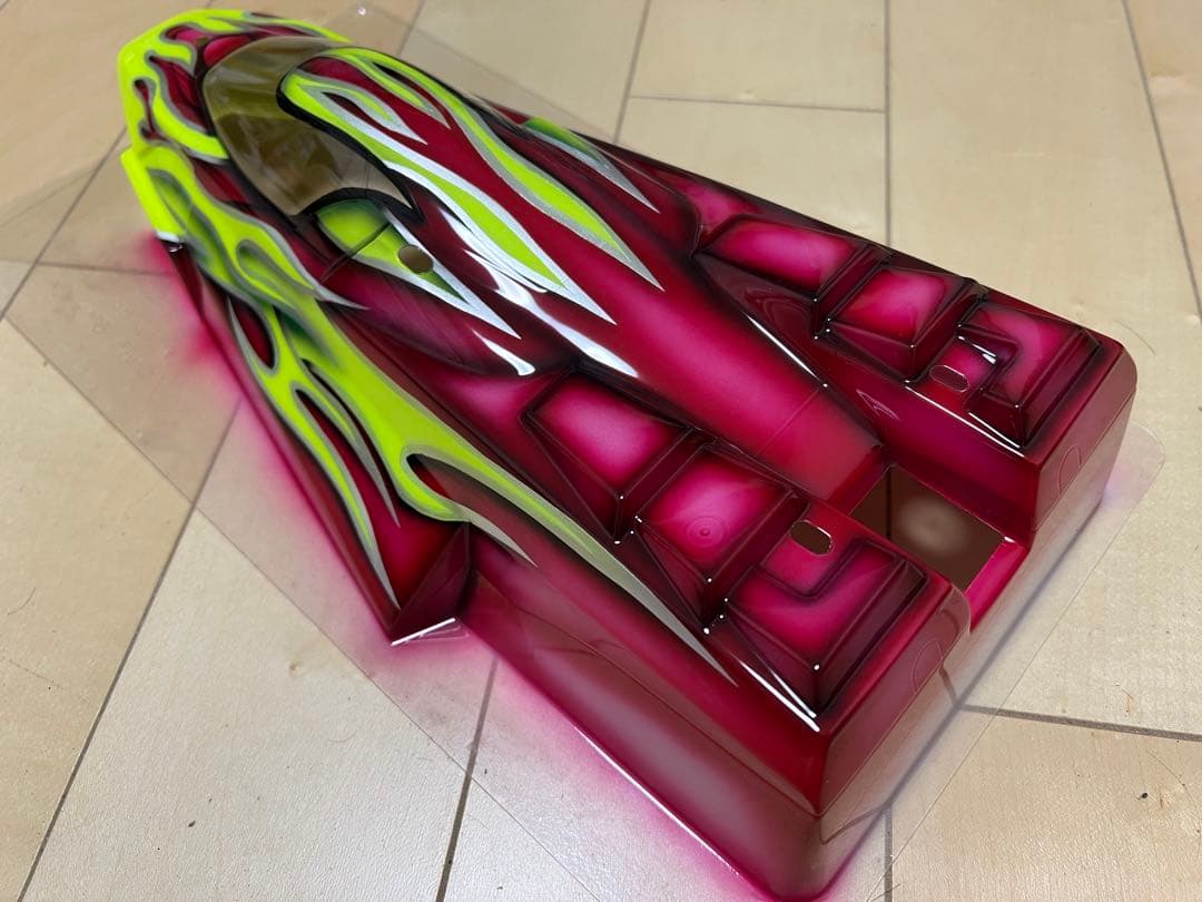 タミヤ　1/10電動バギー　ファイヤードラゴン　塗装済みボディ