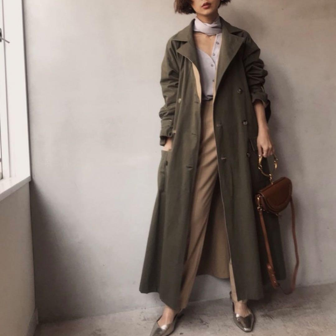新品未使用 アメリCORSET REVERSIBLE TRENCH COAT