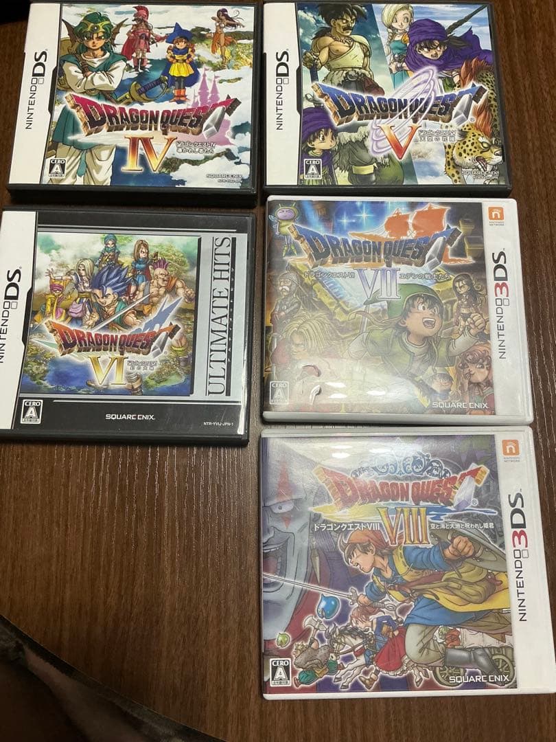 ☆3DS・DSソフト ドラゴンクエスト5本