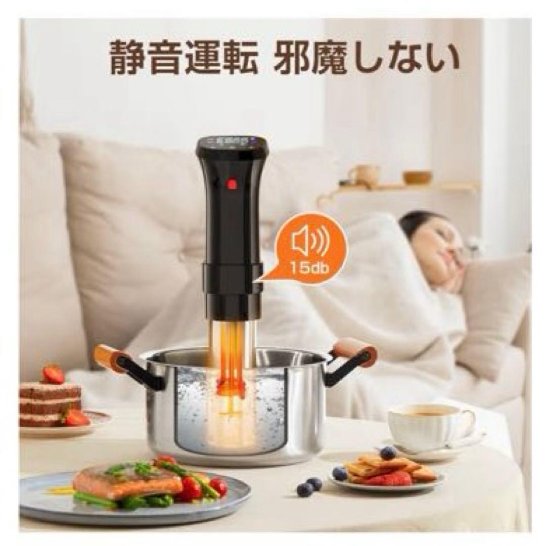 未使用）低温調理器 ハイパワー クリップ付き 予約機能付き