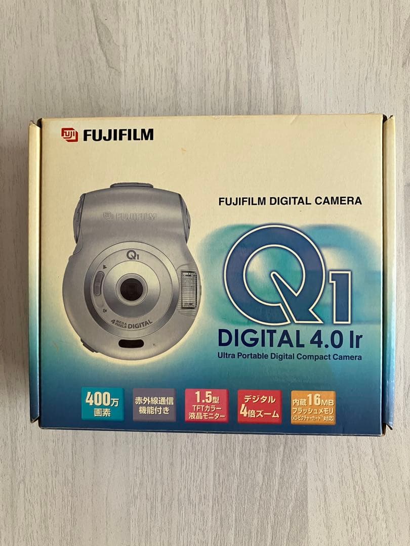 【希少・動作品・箱と説明書付】 FUJIFILM デジタルカメラ DQ-1