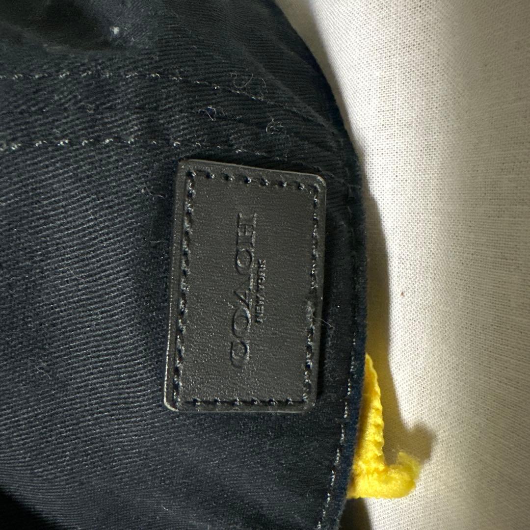 オレ様美品COACHコーチベースボールキャップ6パネルブラック