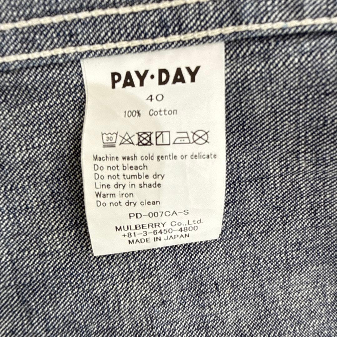 PAYDAY ペイデイ　40s大戦モデル　デニムカバーオール