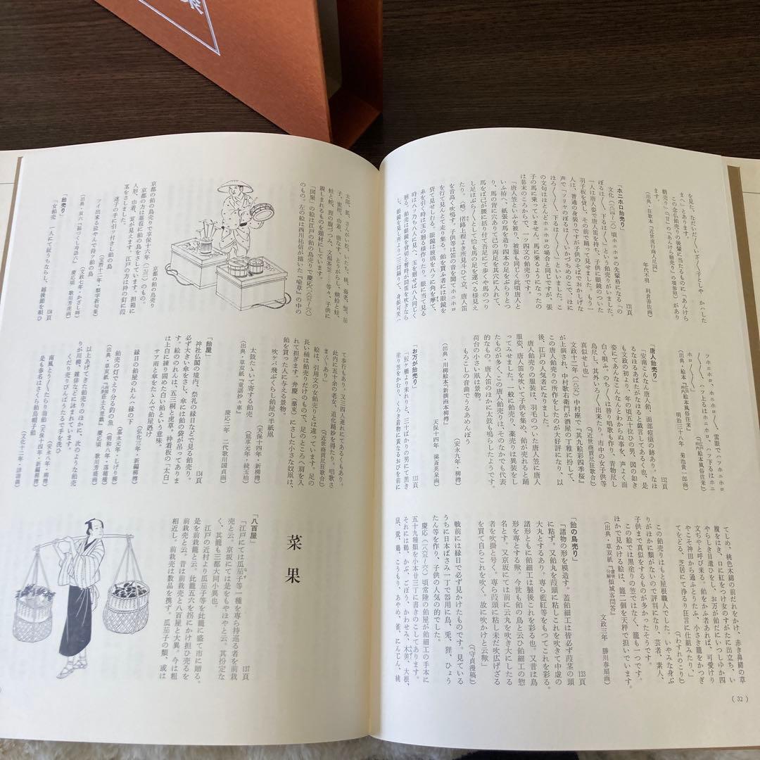 江戸物売図聚　三谷一馬