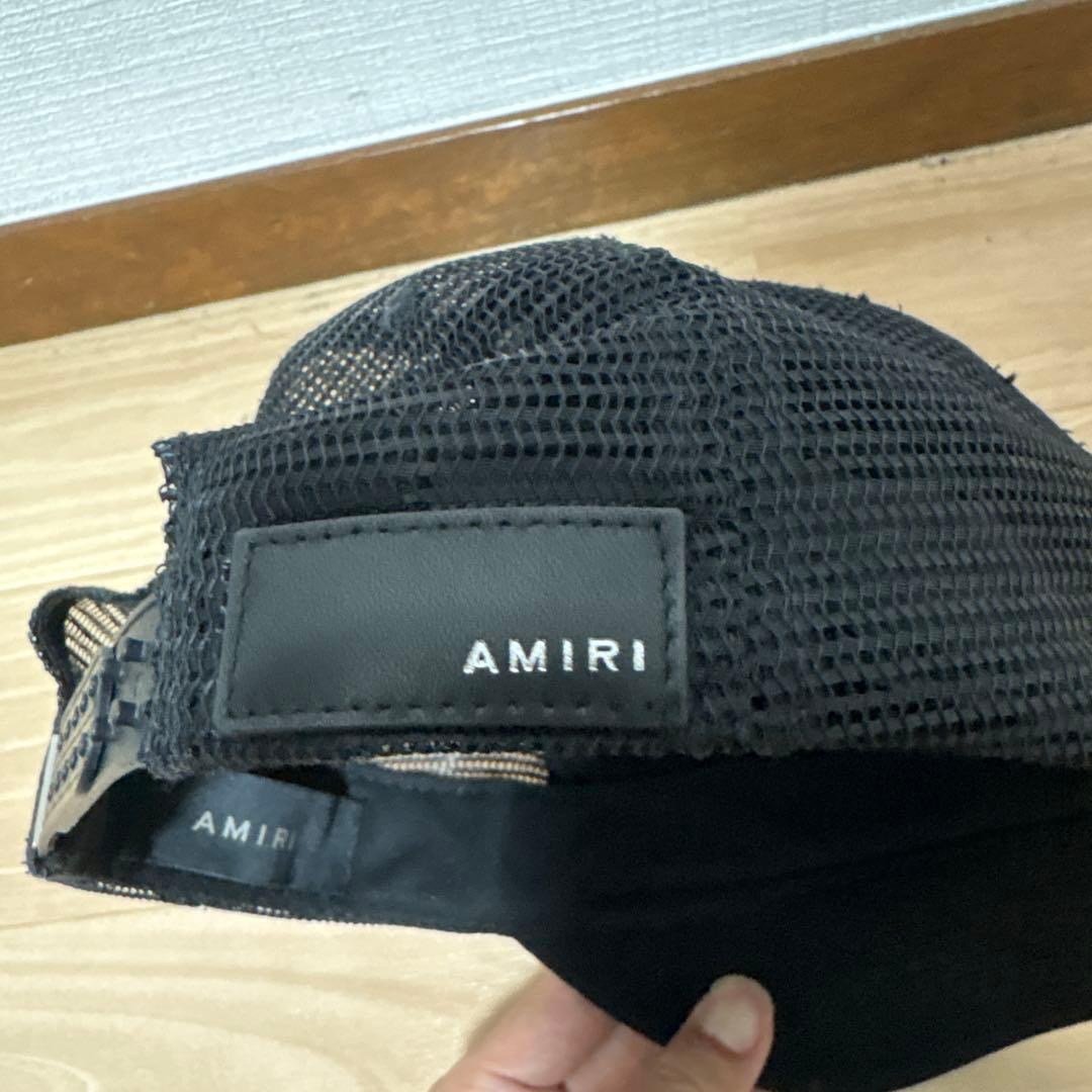 AMIRI メッシュ　キャップ　ブラック