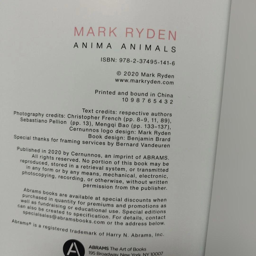 Y0974 MARK RYDEN　ANIMA ANIMALS　洋書