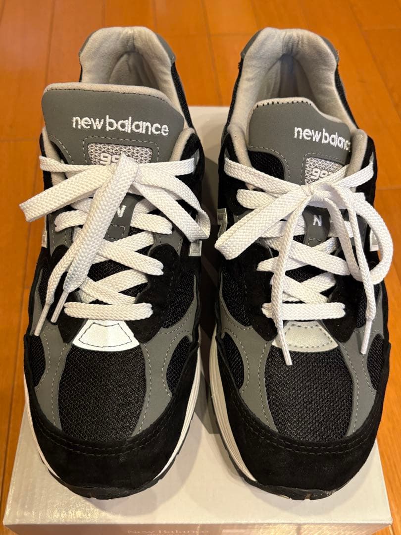 new balance u992bk black ブラック/グ レースニーカー
