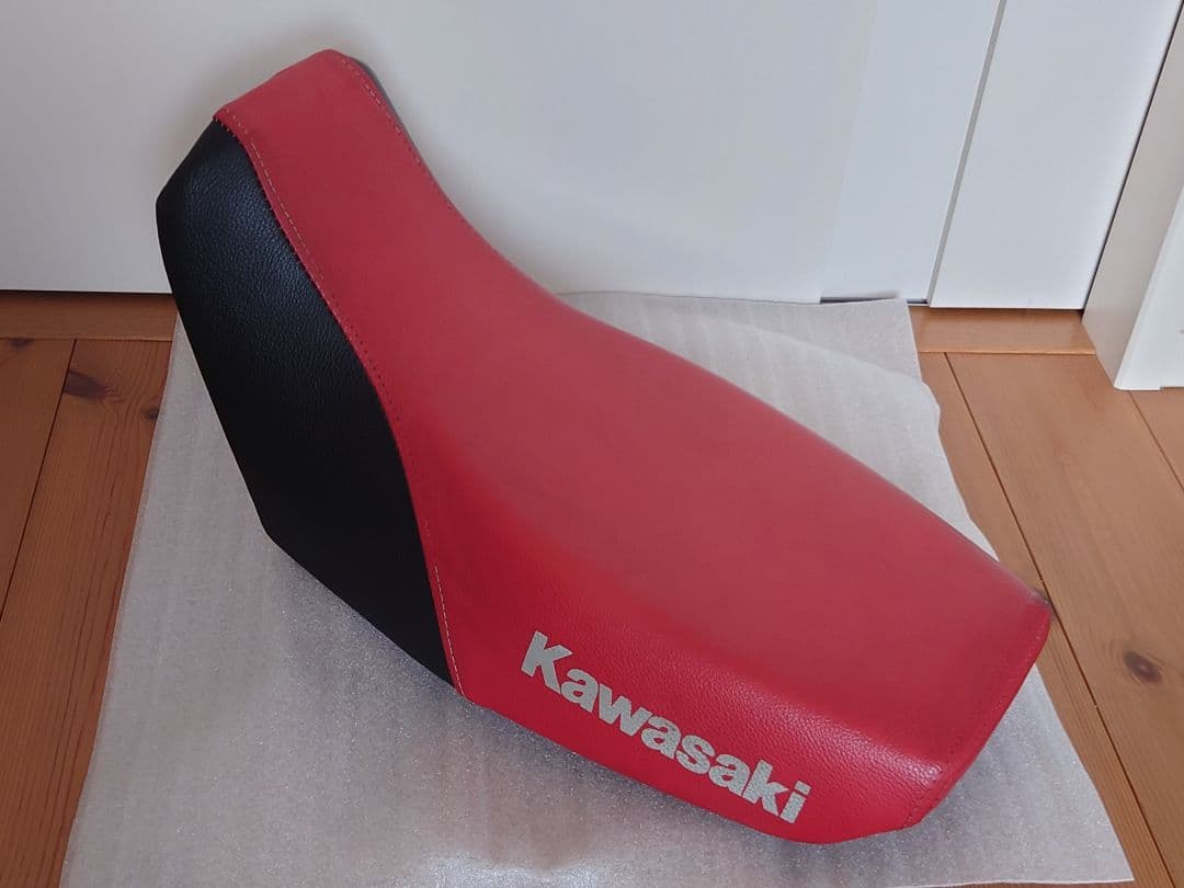 KSR50・80 純正シート 赤黒 Kawasaki