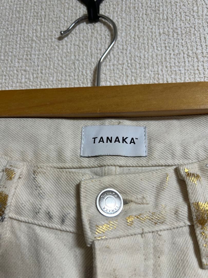 TANAKA CITY SHOP別注　ペイント加工　ブーツカットデニム