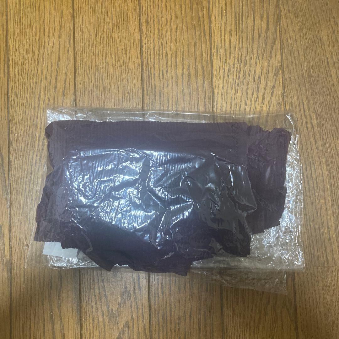 【SUKALA】web限定　ベーシックリブフレアパンツ プラム Mサイズ