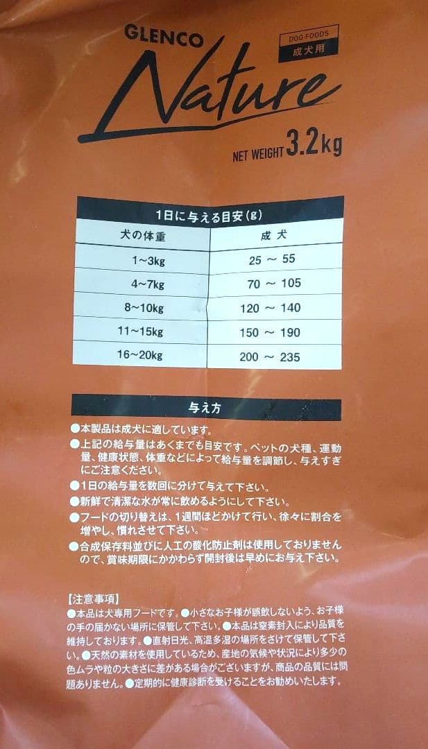 1/18 グレンコ　ナチュール　サーモン 3.2kg
